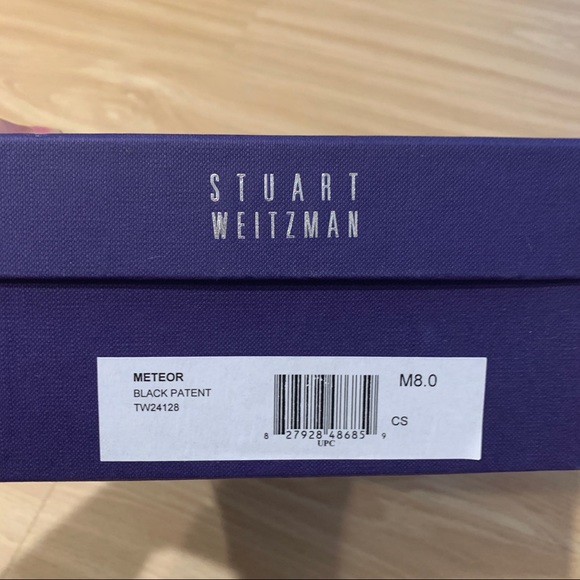 Stuart Weitzman Meteor Patent Black Patent Pumps - Picture 9 of 9